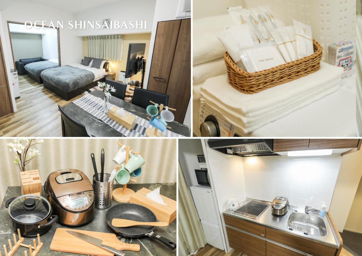 Ocean Shinsaibashi Apartment Osaka Ngoại thất bức ảnh